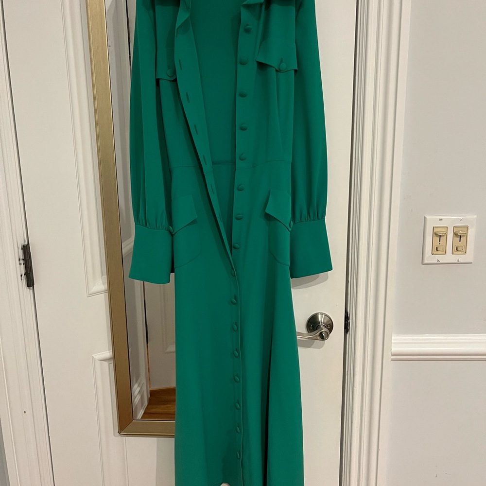 Elegant Green Maxi Dress